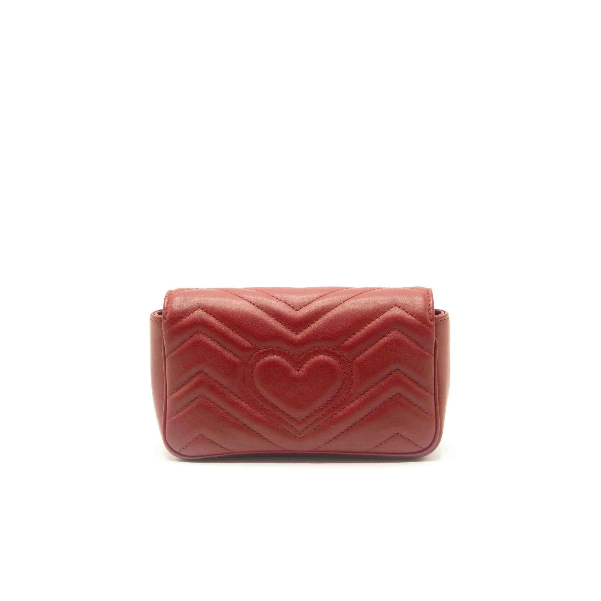 Gucci Marmont Matelass Super Bag Leather Mini Travel Bag