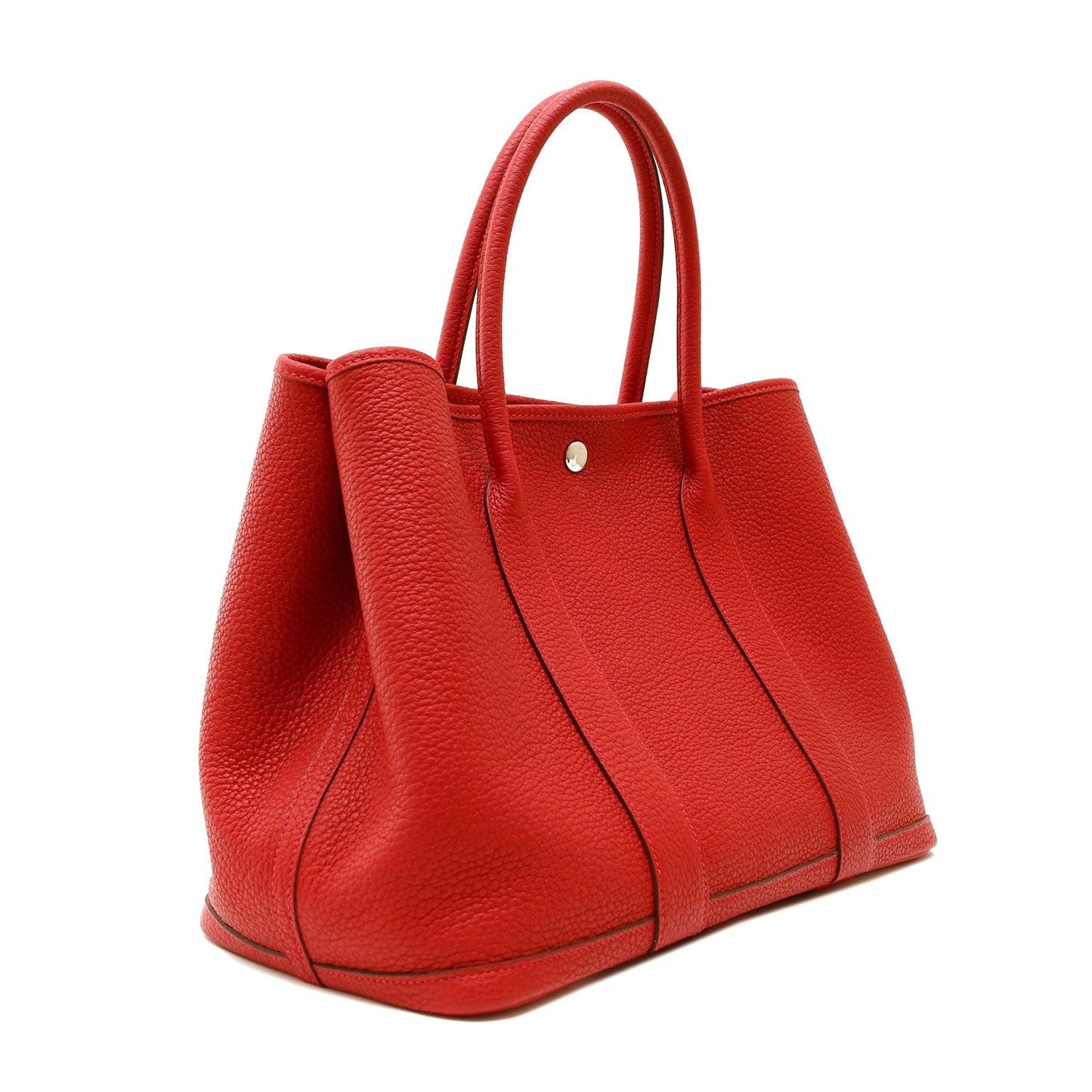 Hermes Luxury Garden Party Negonda Bag Leather Red Travel Bag