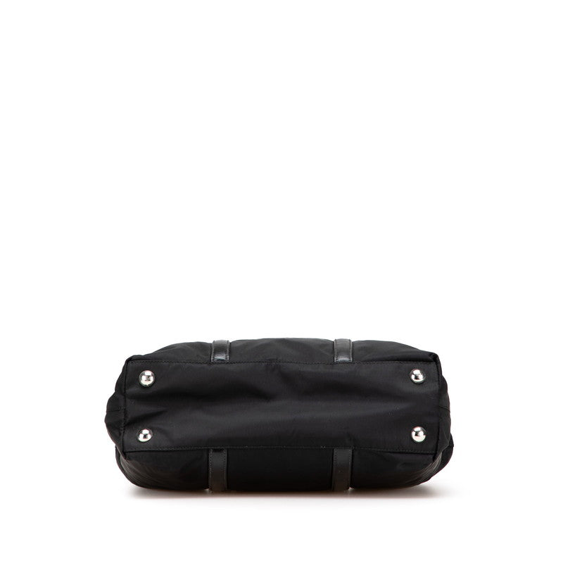 Prada 2Way Bag Leather Nylon Travel Bag 3