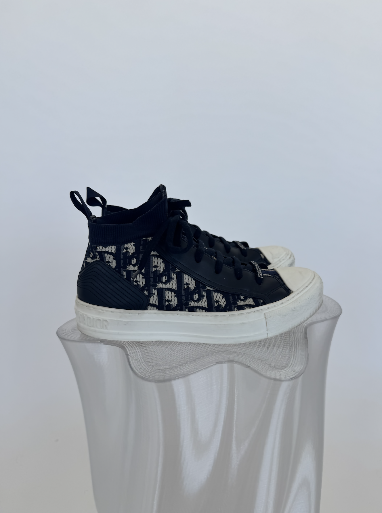 Dior Handbag Walk'n' Sneaker Deep Oblique Technical Mesh and Blue Shoes