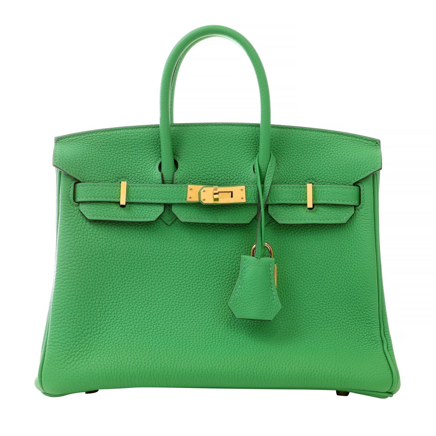 Hermes Togo Bamboo Birkin W Hardware Handbag Gold Travel Bag