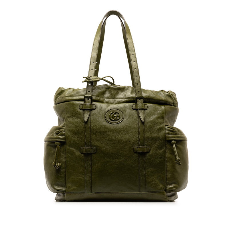 Gucci Drawstring Tote Tote Bag Leather Jewelry