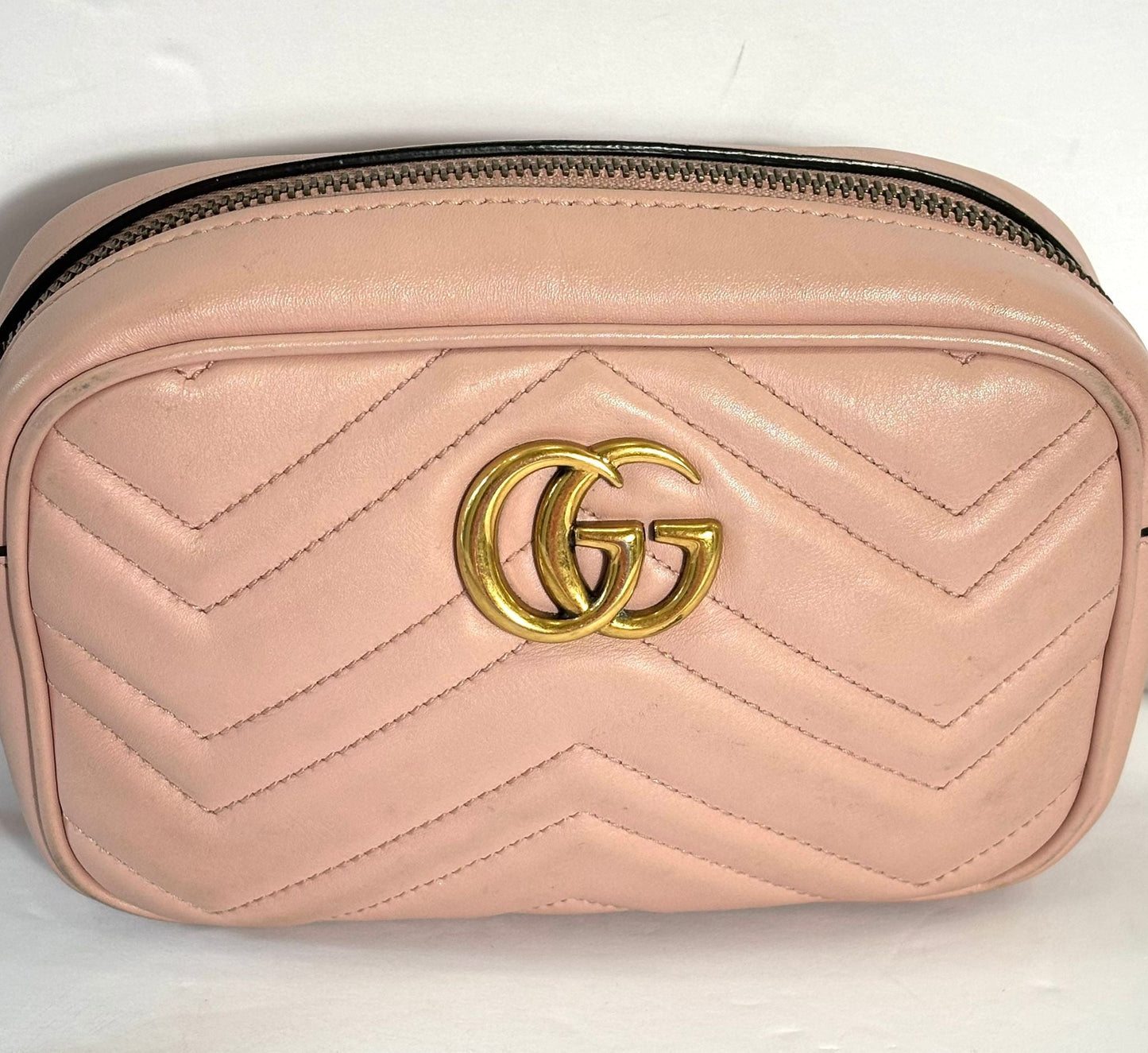 Gucci GG MARMONT Leather Calfskin Mini Crossbody Bag