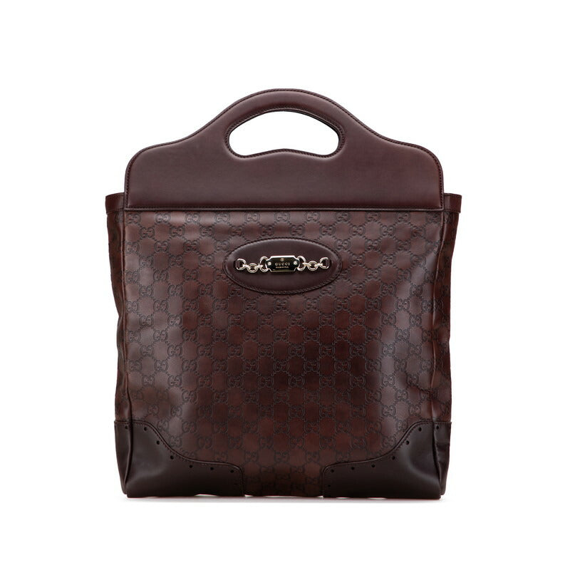 Gucci ssima Tote Bag Leather Tote Bag