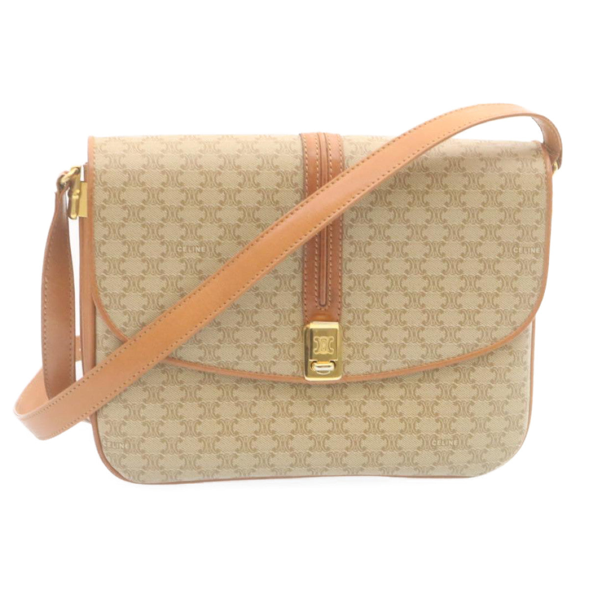Luxury Macadam Shoulder Bag Pvc Am G Leather Canvas