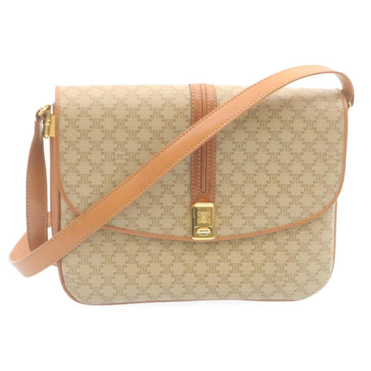 Luxury Macadam Shoulder Bag Pvc Am G Leather Canvas