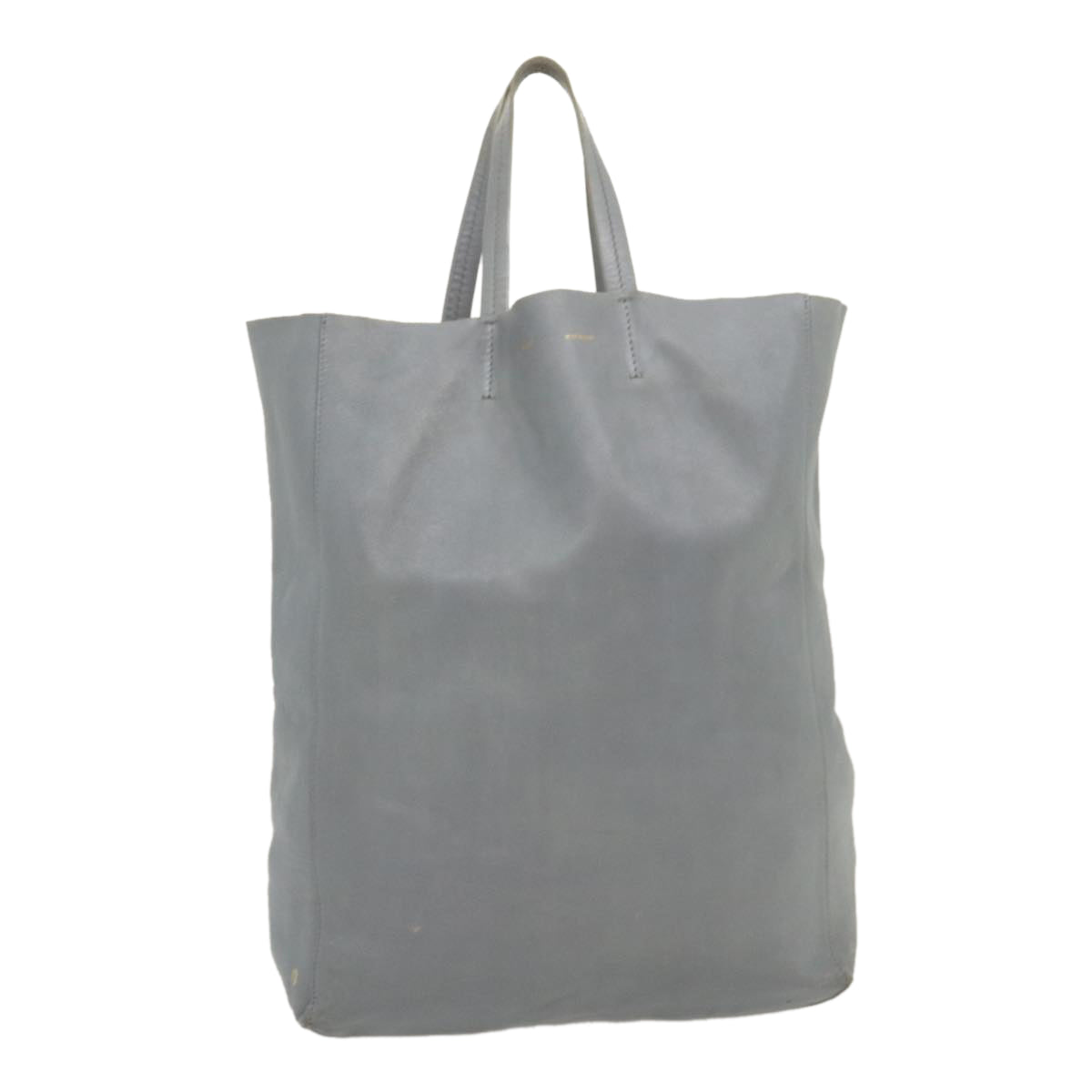 Luxury Tote Bag Gray Am G Leather