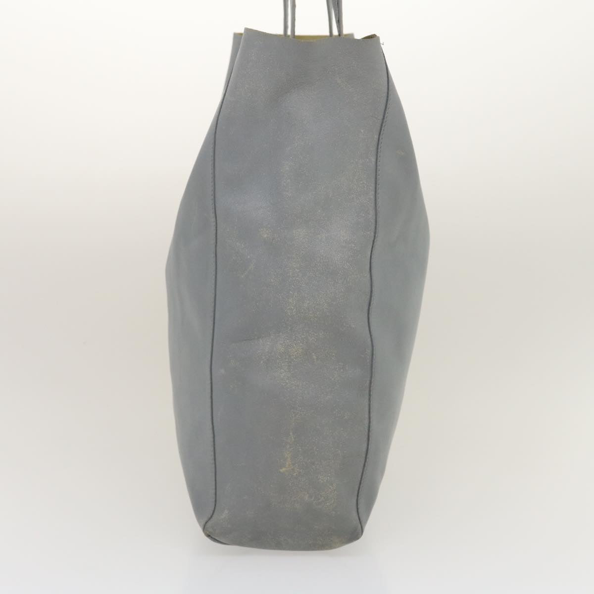 Luxury Tote Bag Gray Am G Leather