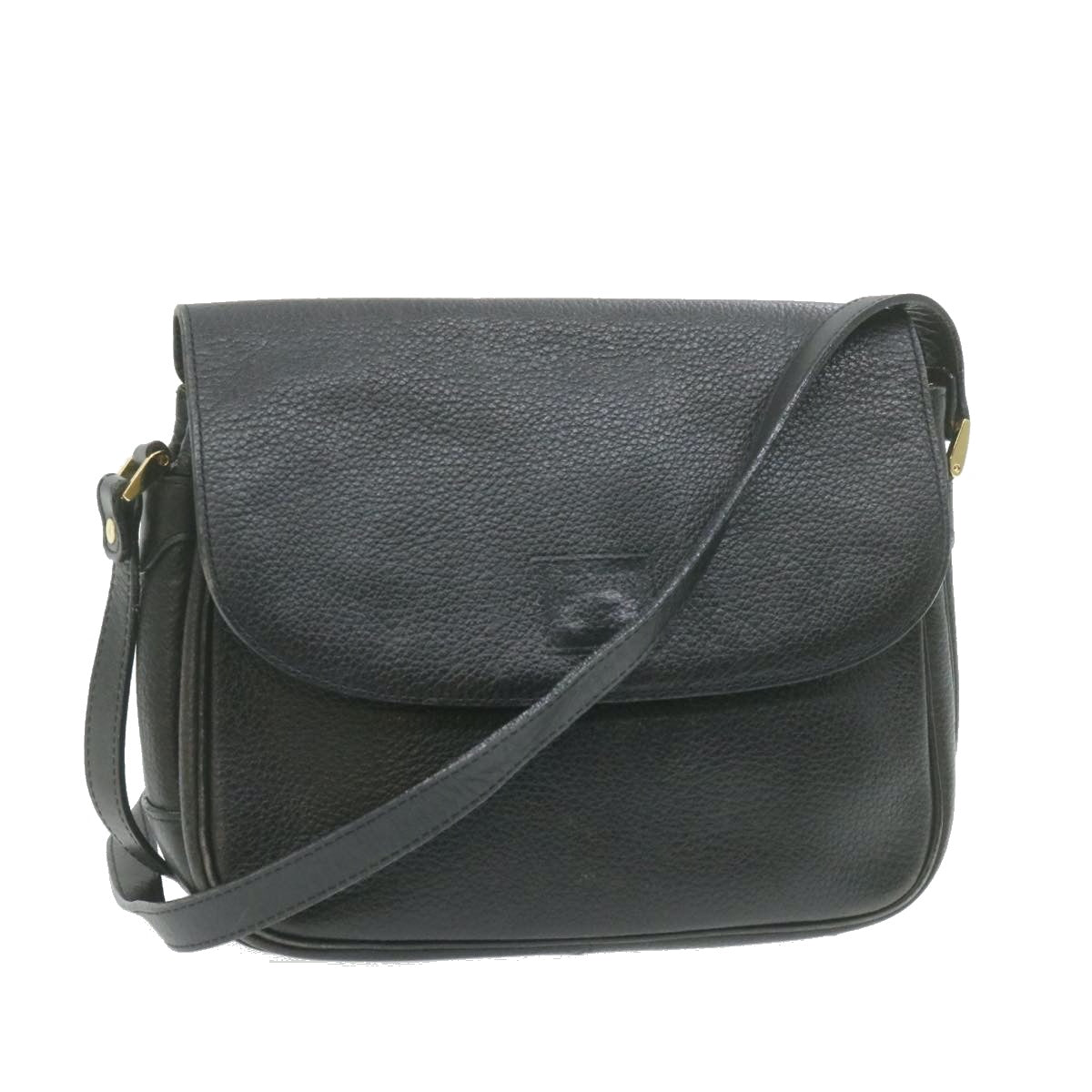 Burberry Luxury ss Nova Check Shoulder Bag Auth Am636G Leather Black