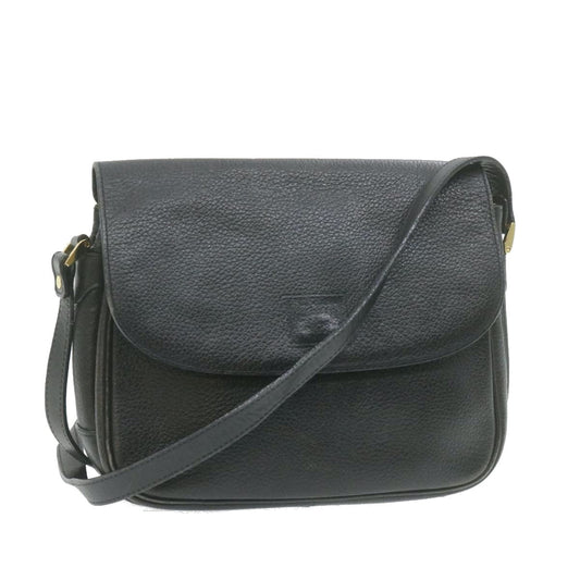 Burberry Luxury ss Nova Check Shoulder Bag Auth Am636G Leather Black