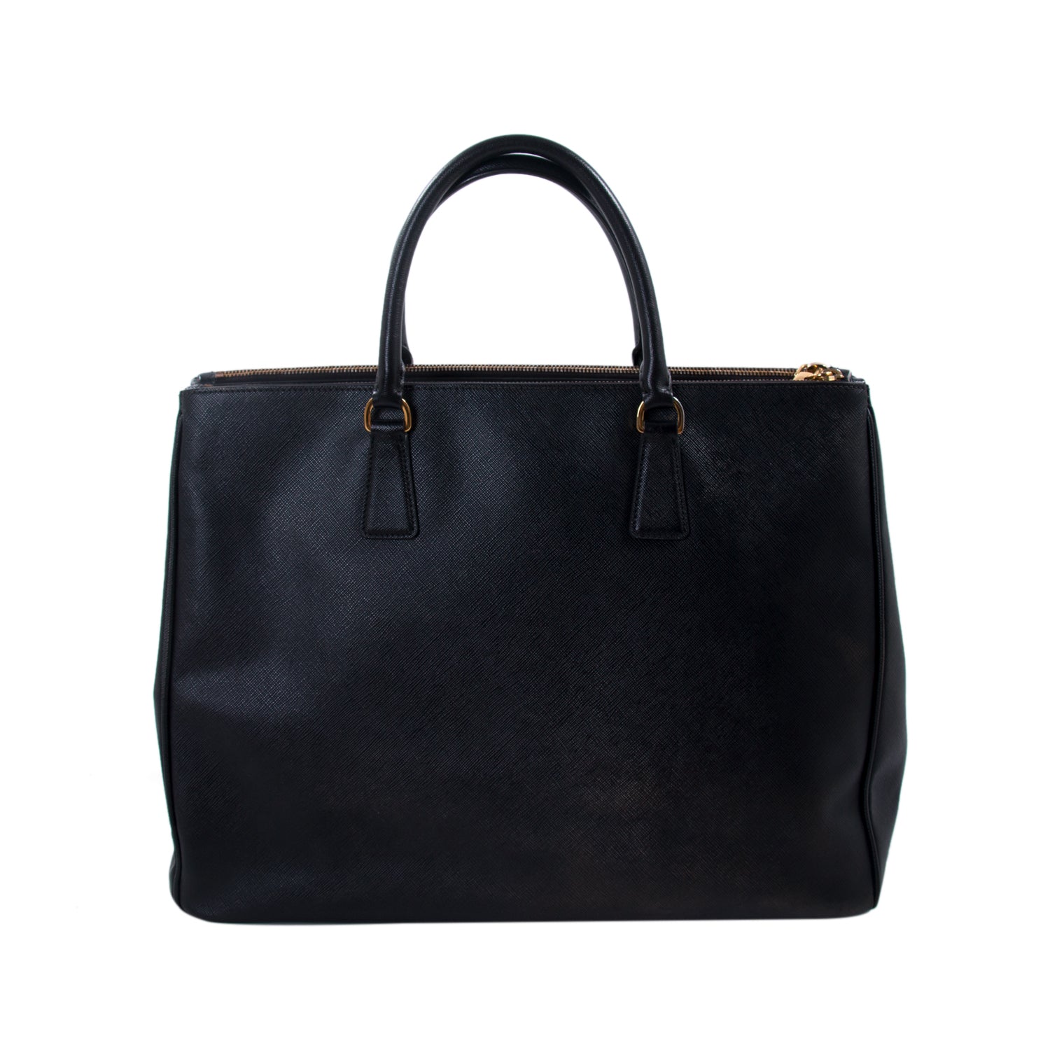 Prada Extra Lux Galleria Double Tote Large Zip Tote Bag