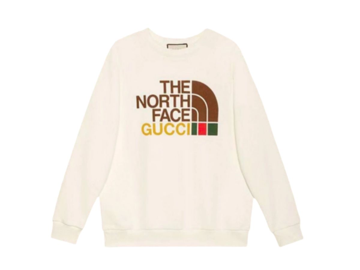 Gucci X NORTH FACE SWEATER Cotton Beige Apparel