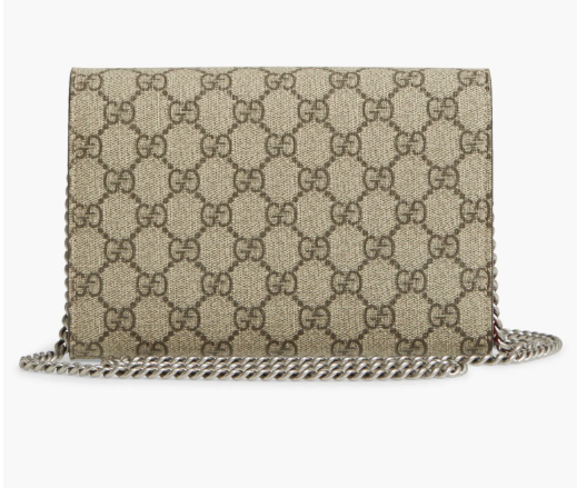 Gucci GG SUPREME DIONYSUS Medium Chain Wallet Case