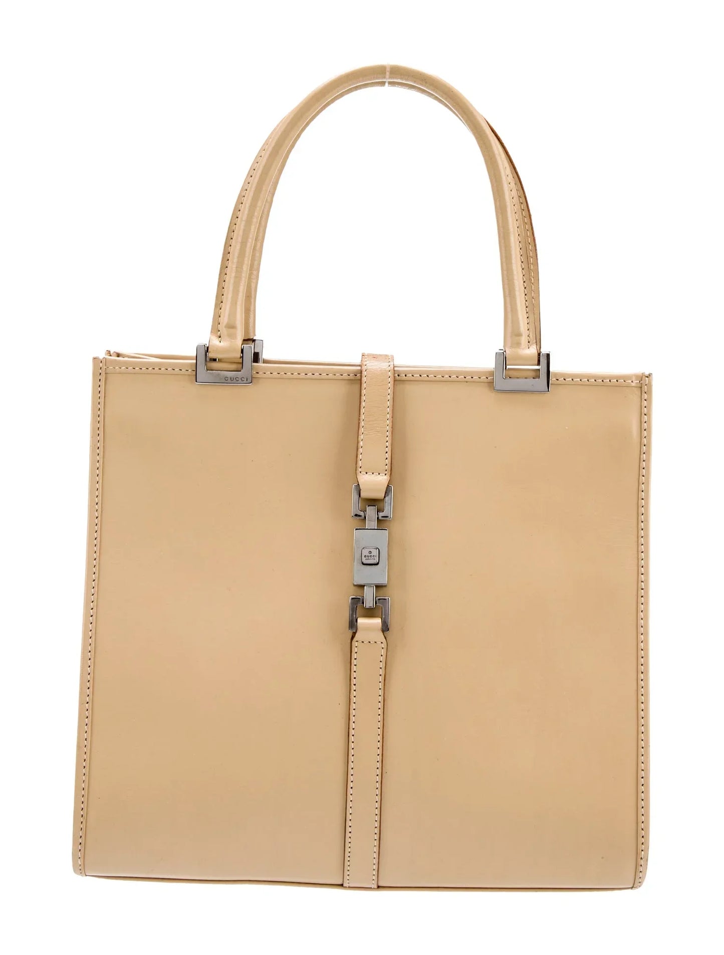 Gucci PISTON LOCK JACKIE Calfskin Tote Bag