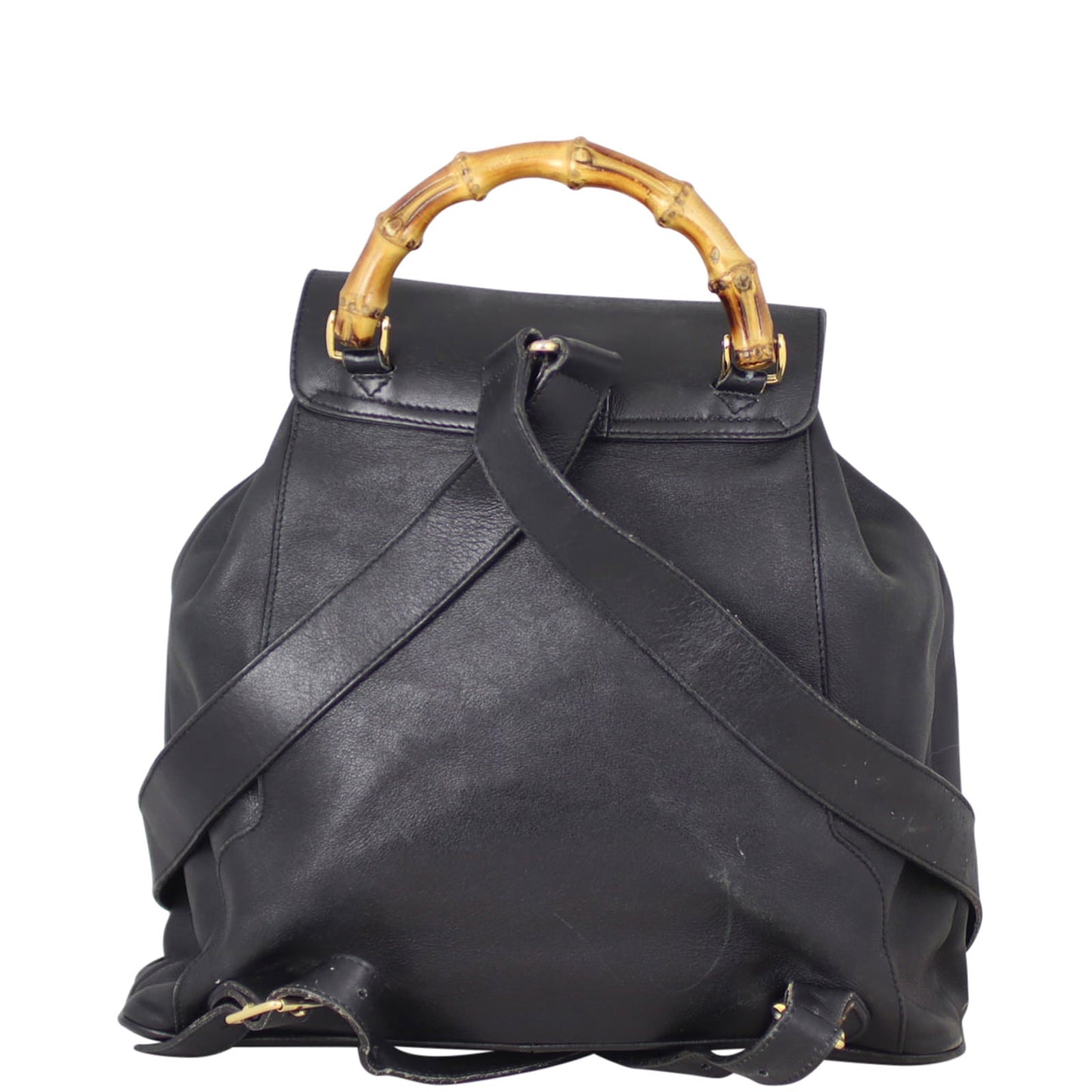 Gucci Bamboo Leather Backpack Large