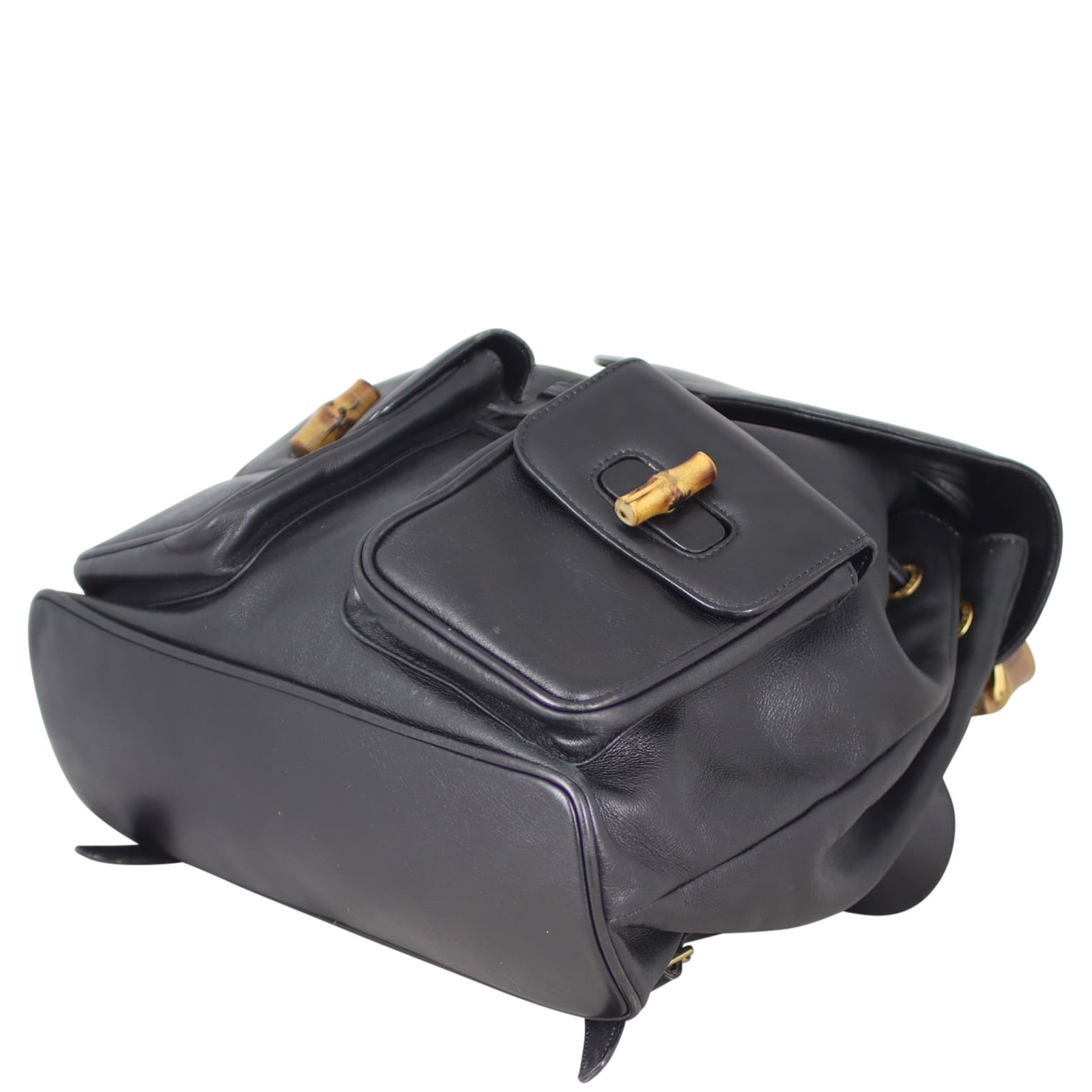 Gucci Bamboo Leather Backpack Large