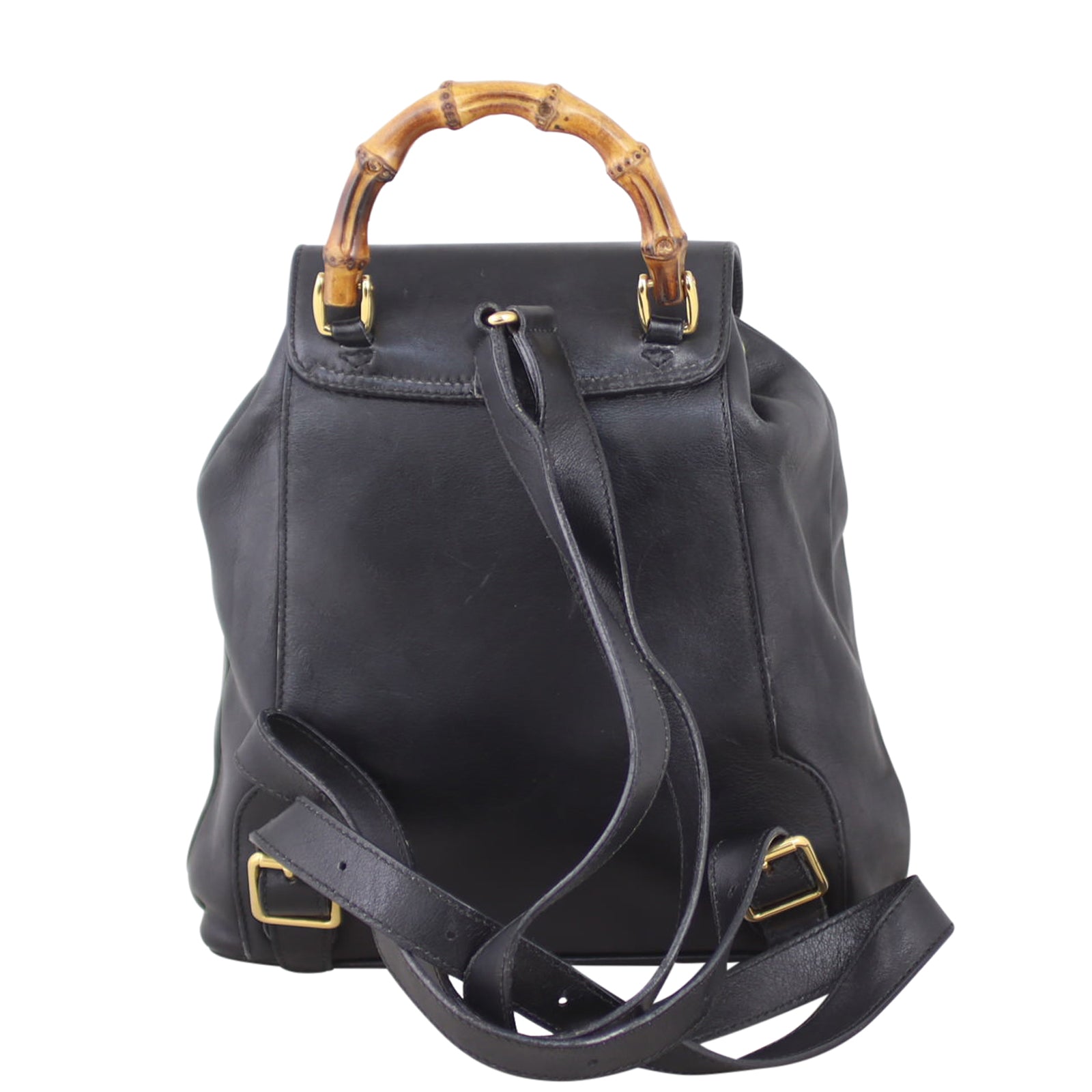 Gucci Bamboo Leather Mini Backpack