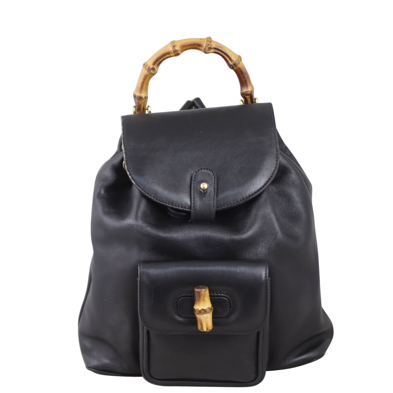 Gucci Bamboo Leather Mini Backpack