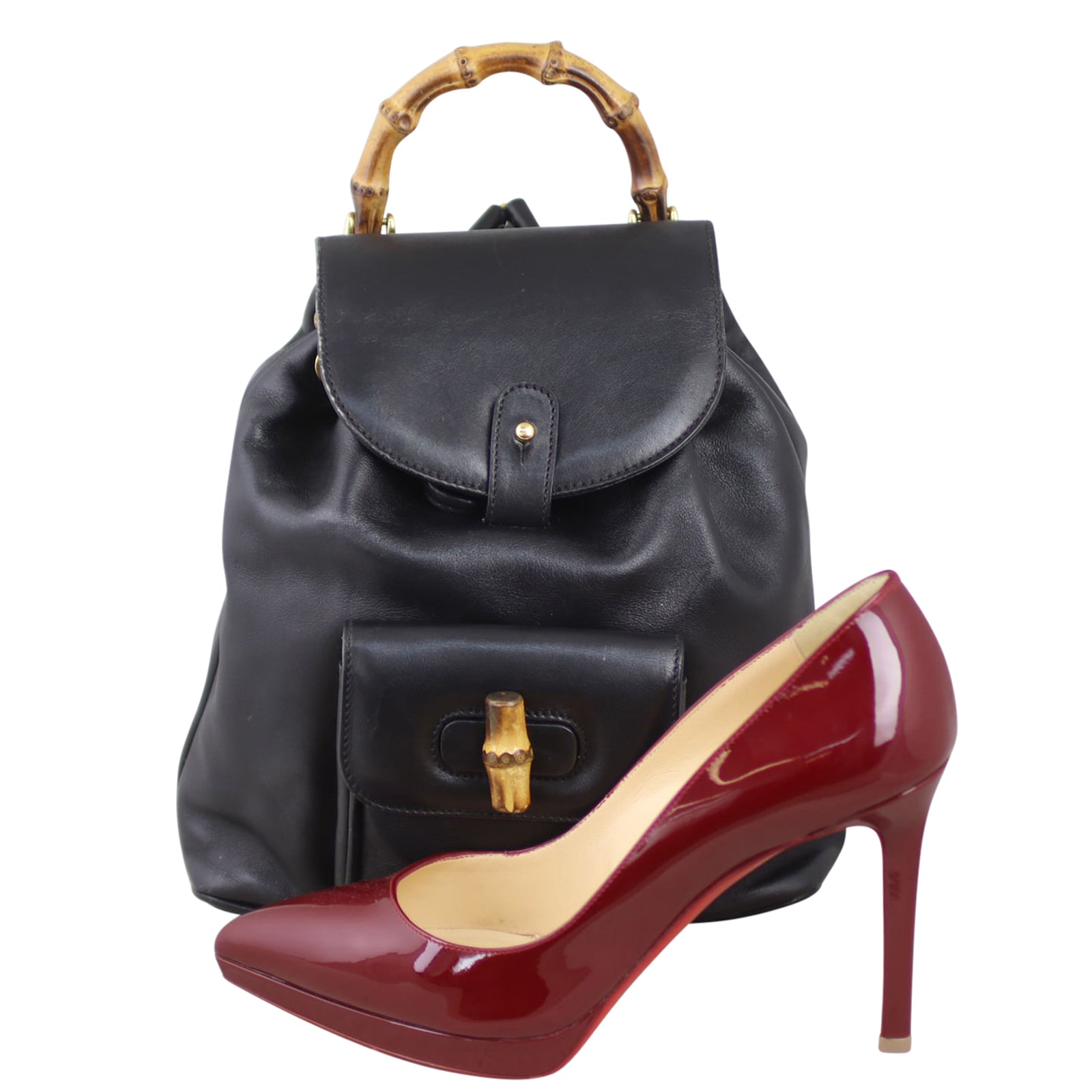 Gucci Bamboo Leather Mini Backpack
