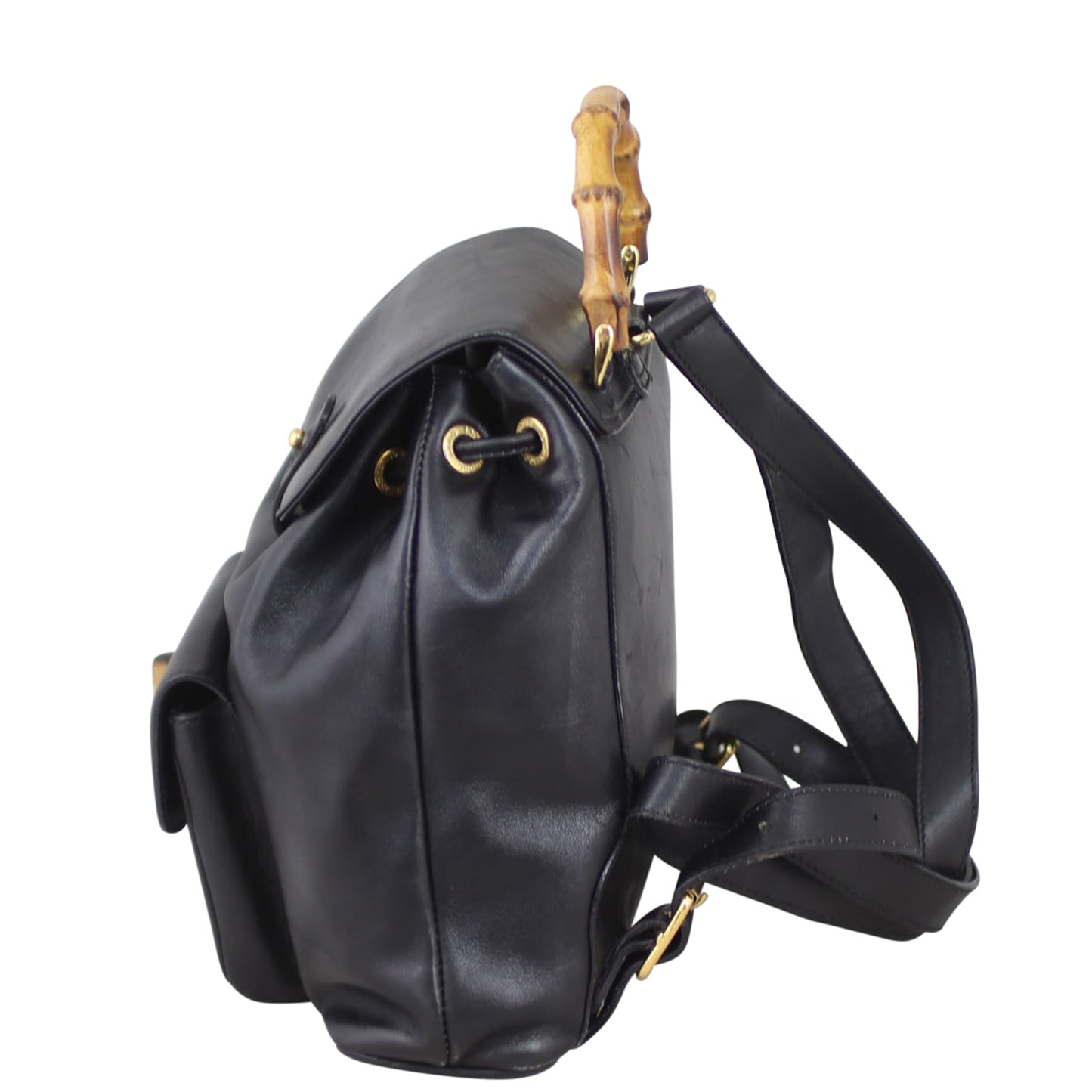 Gucci Bamboo Leather Mini Backpack