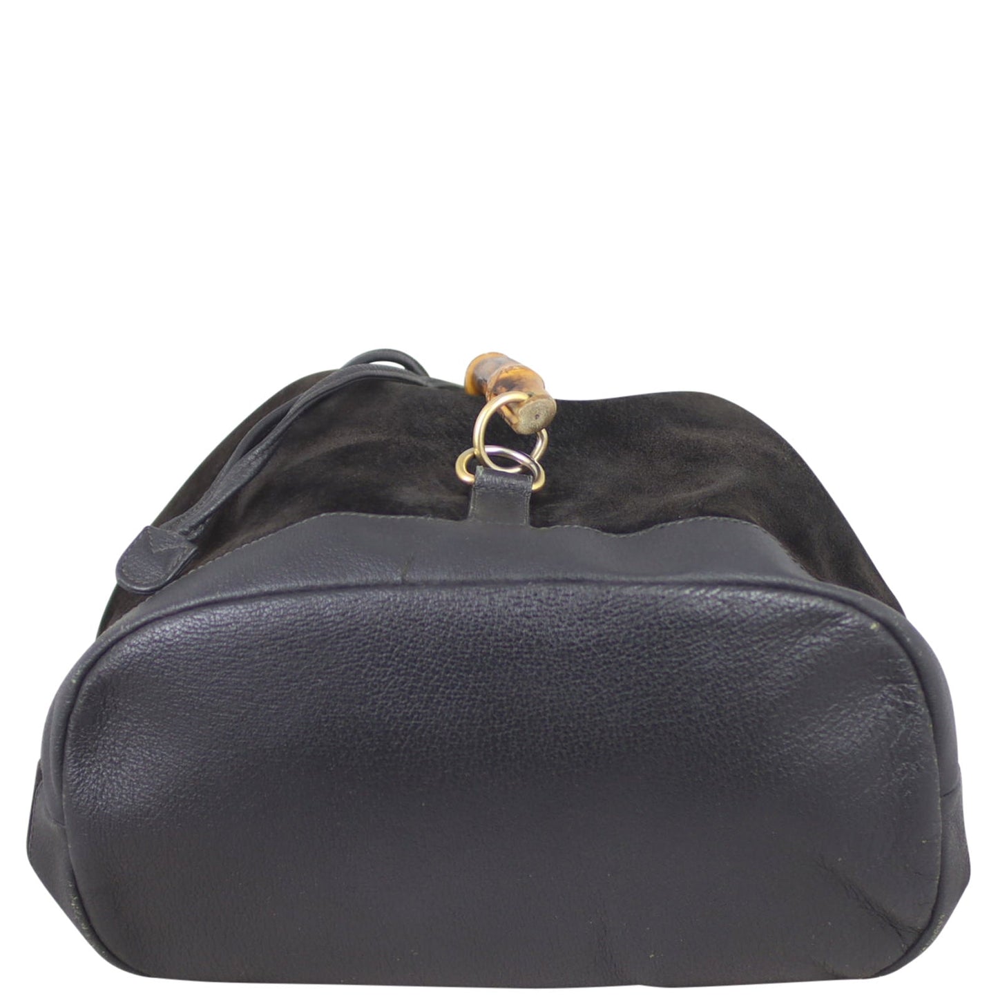 Gucci Bamboo Suede and Leather Backpack
