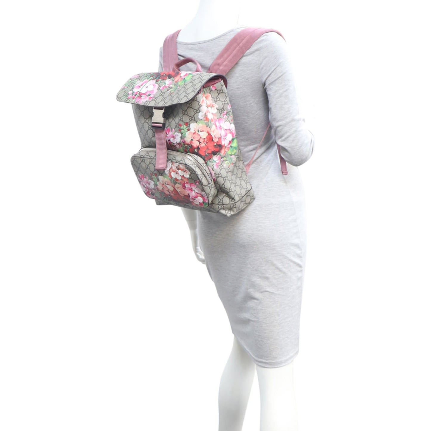Gucci GG Supreme Blooms Backpack Medium