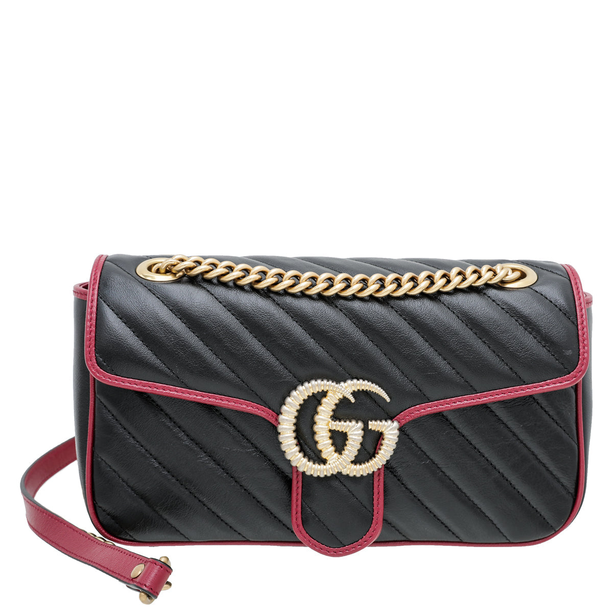 Gucci Bicolor GG Marmont Small Bag