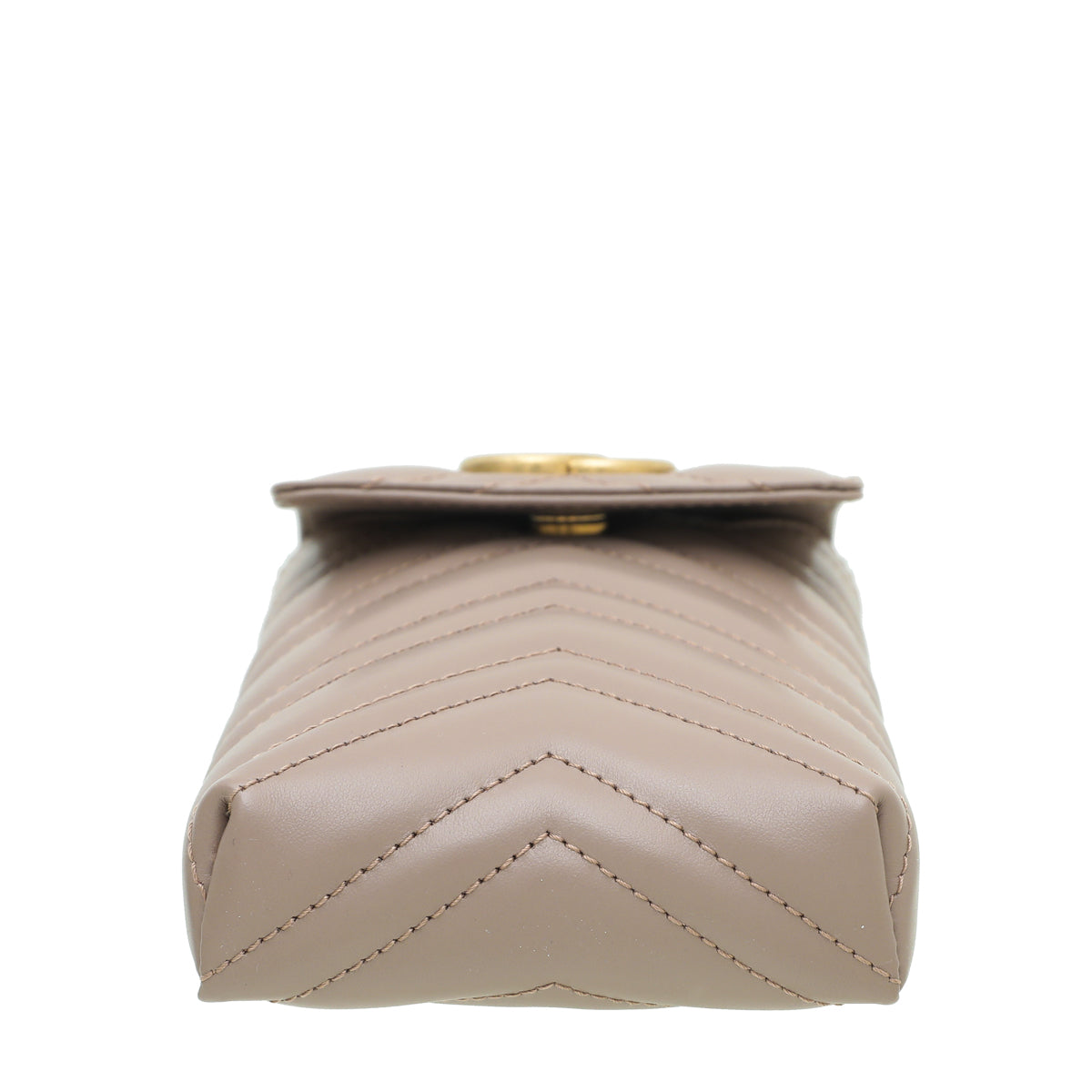 Gucci Dusty Pink GG Marmont Mini Chain Phone Pouch bag