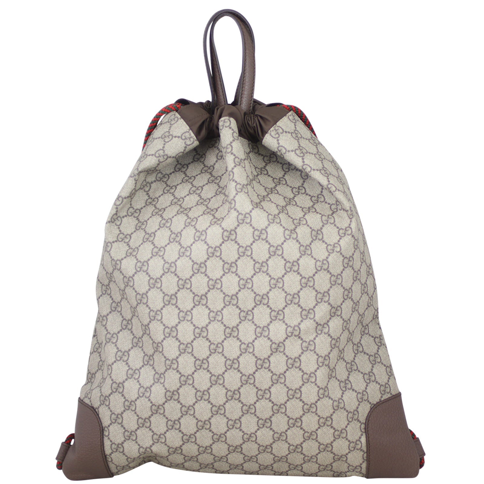 Gucci Courrier Soft GG Supreme Drawstring Backpack
