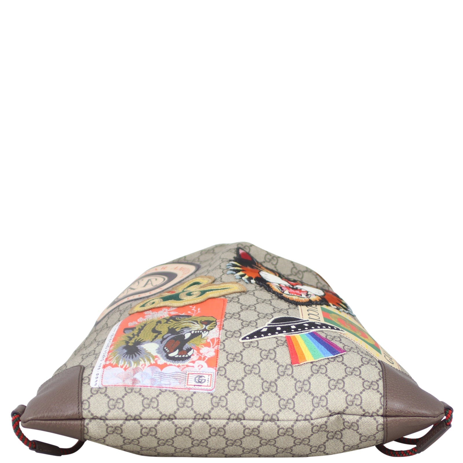 Gucci Courrier Soft GG Supreme Drawstring Backpack