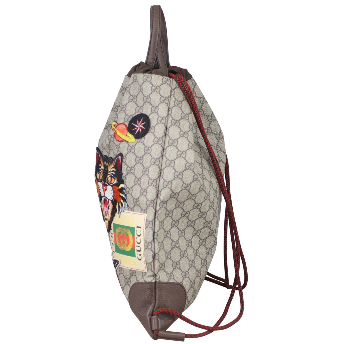 Gucci Courrier Soft GG Supreme Drawstring Backpack