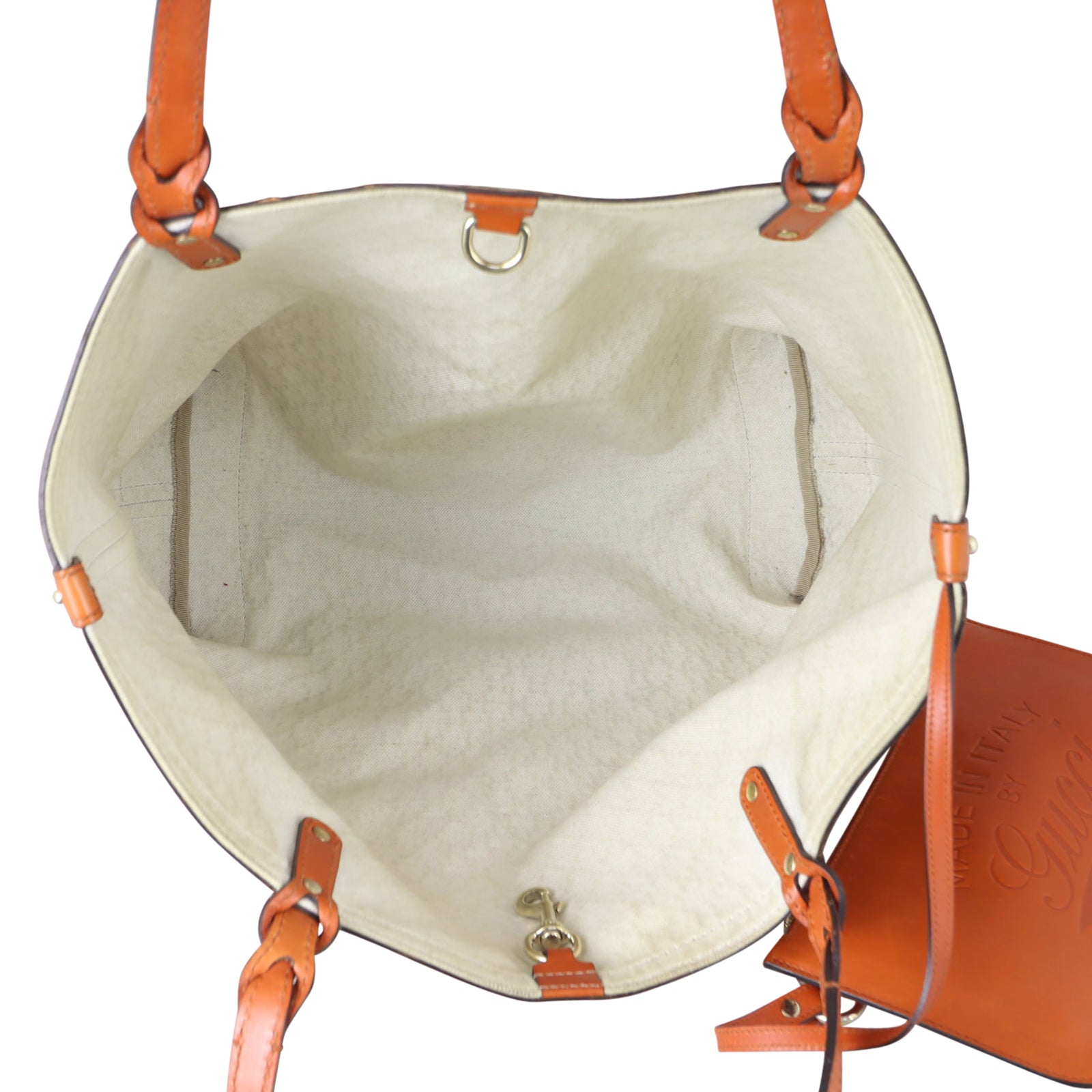 Gucci Diamante Canvas Craft Tote with Pouch