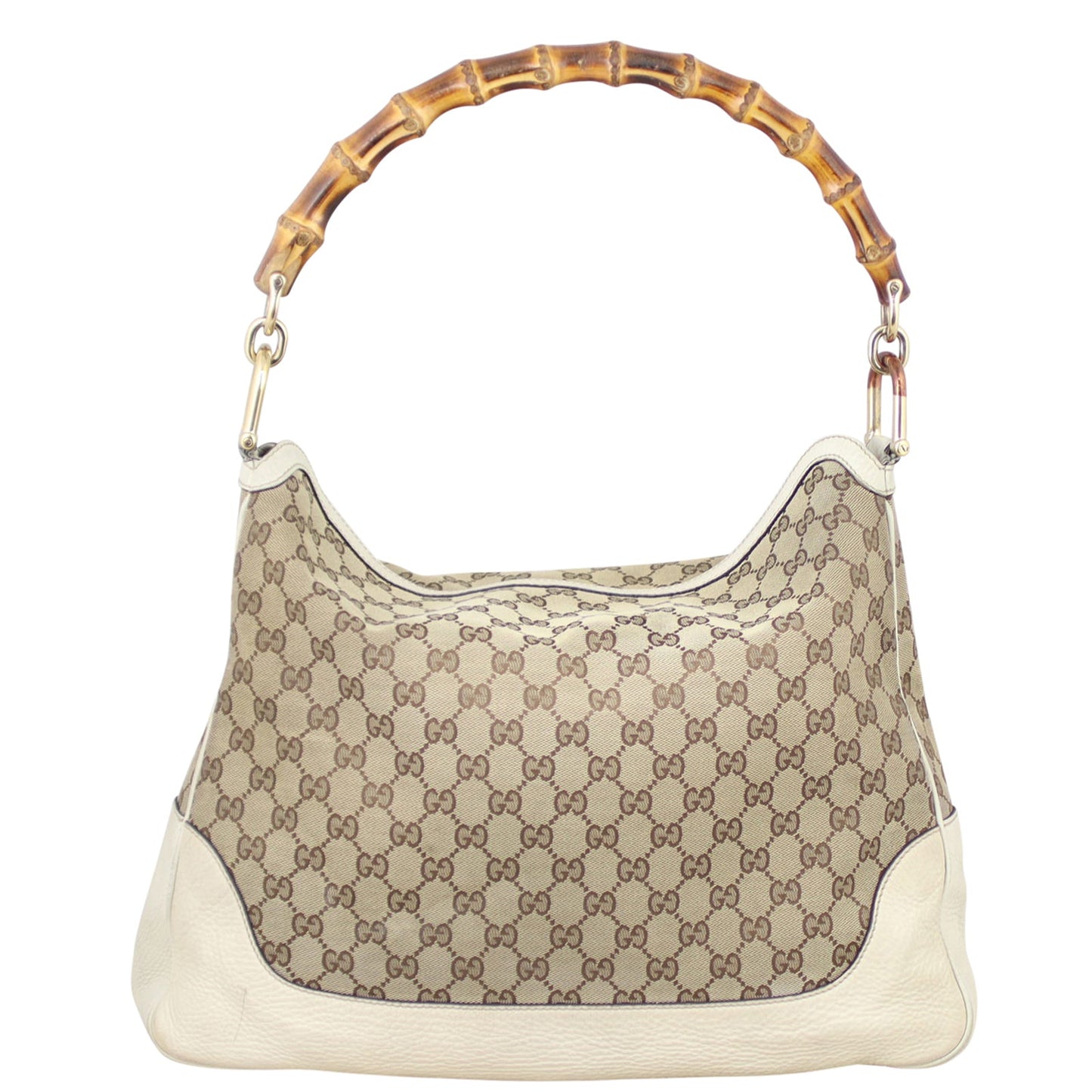 Gucci GG Canvas Peggy Bamboo Tote