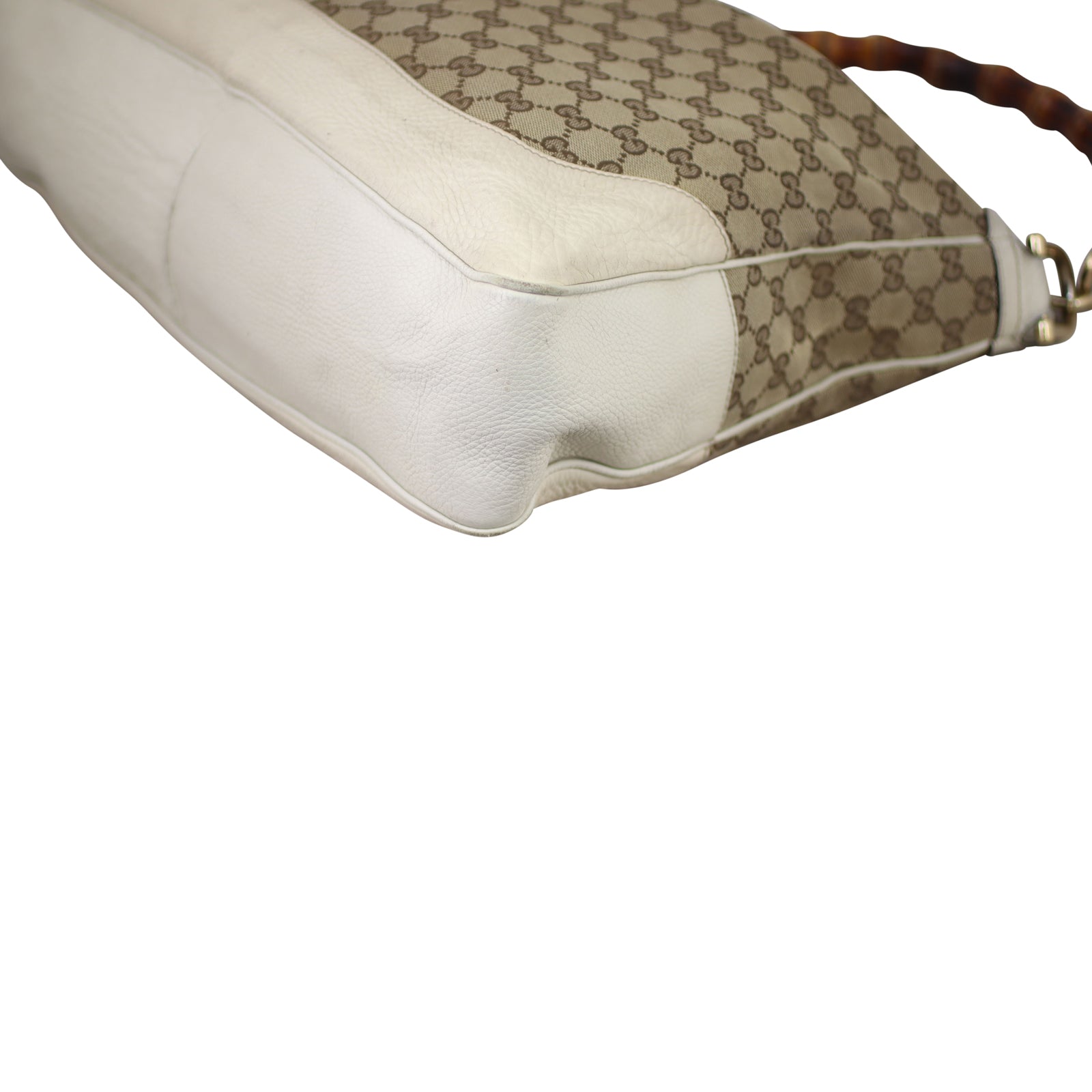 Gucci GG Canvas Peggy Bamboo Tote