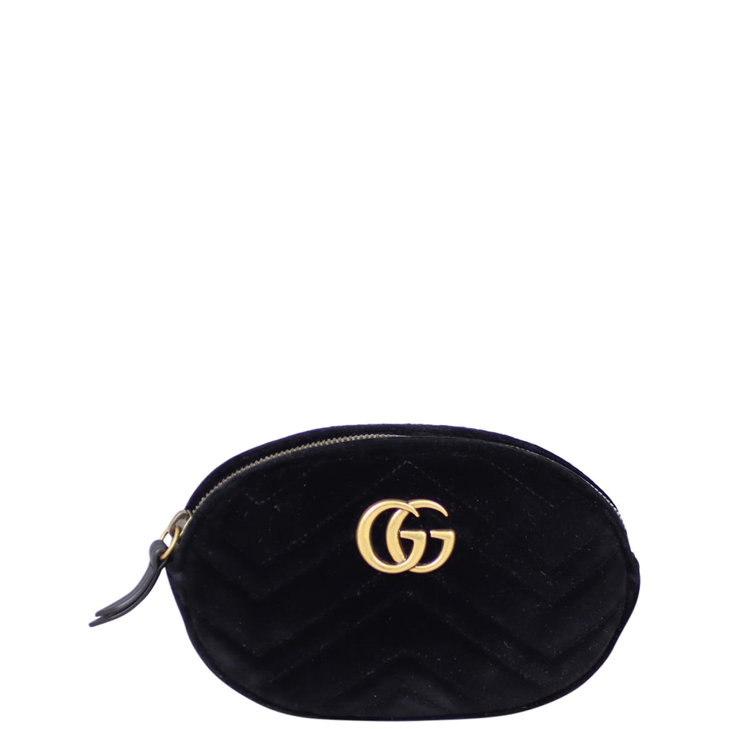 Gucci GG Marmont Matelasse Velvet Belt Bag