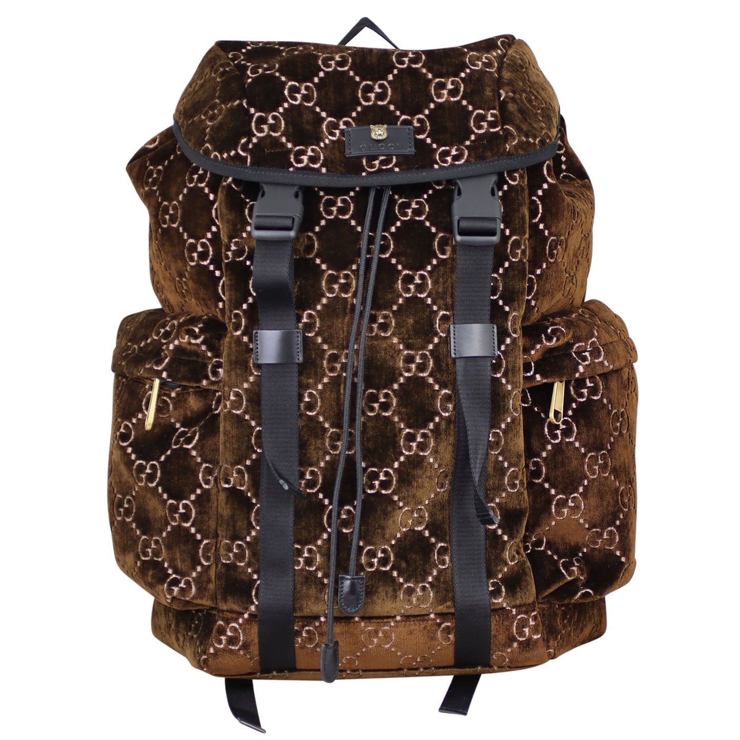 Gucci GG Medium Velvet Backpack