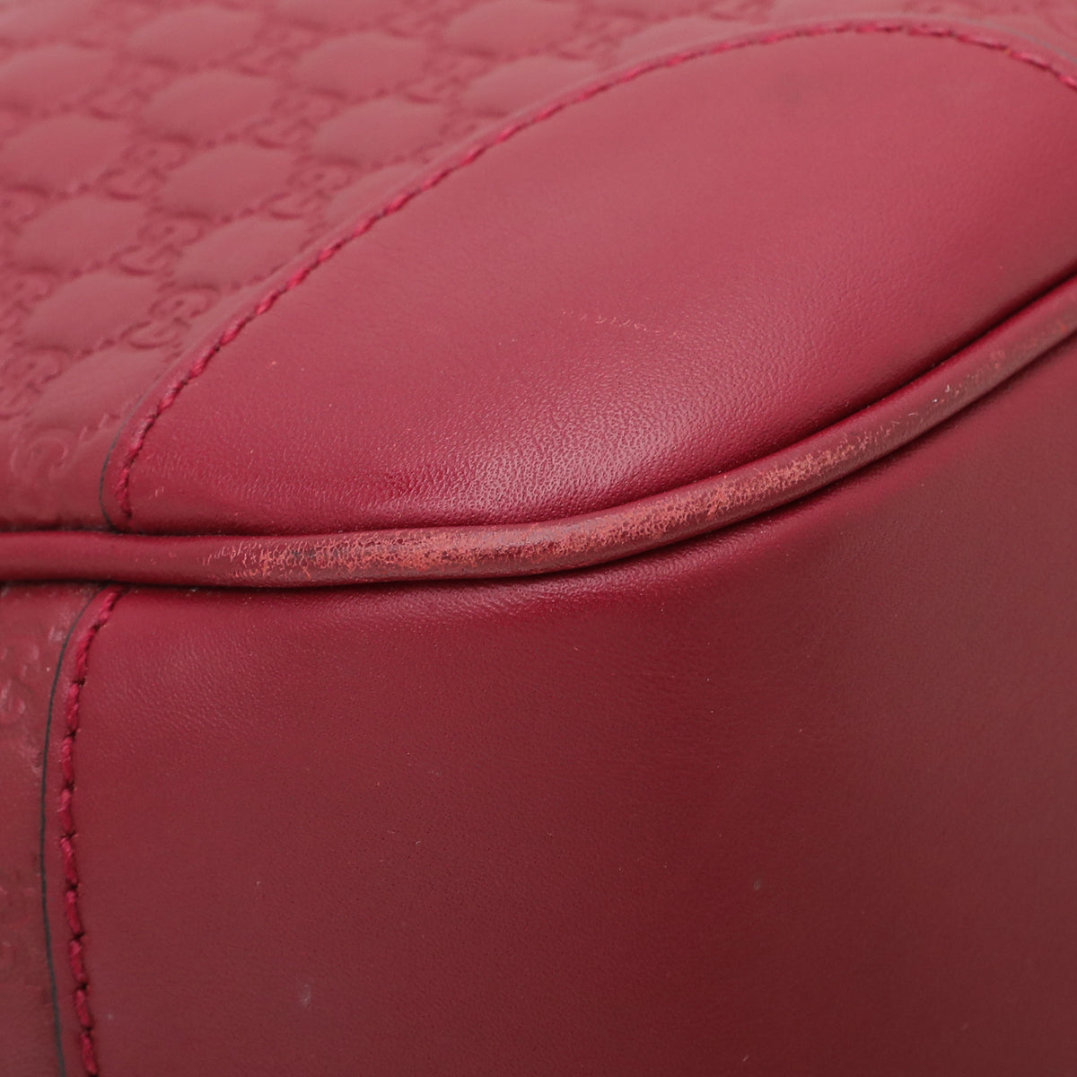Gucci Red GG Microguccissima Bag