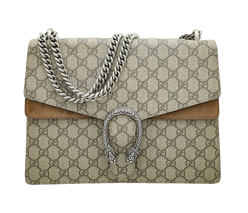 Gucci Bicolor GG Supreme Dionysus Medium Bag