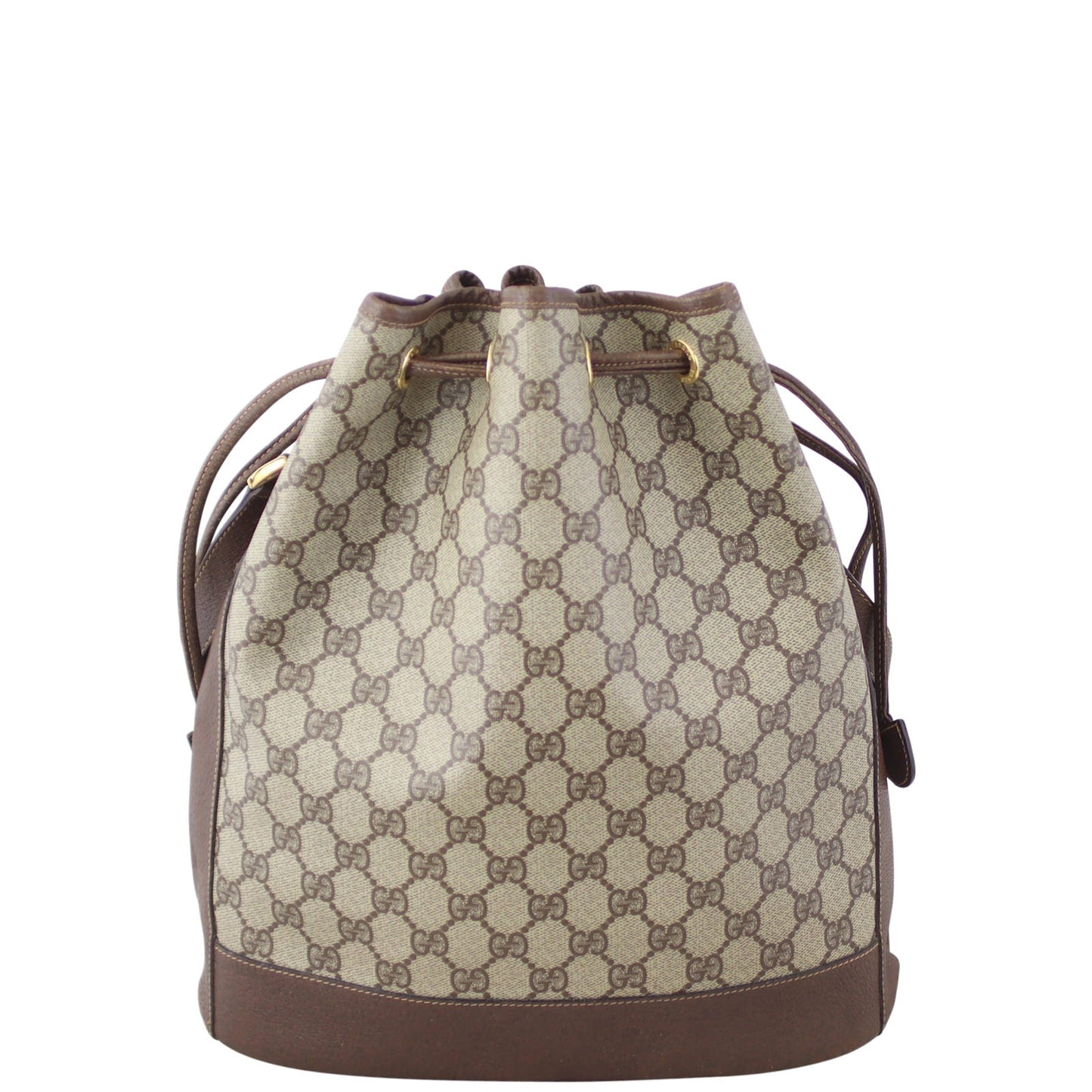 Gucci GG Supreme Drawstring Bucket Bag