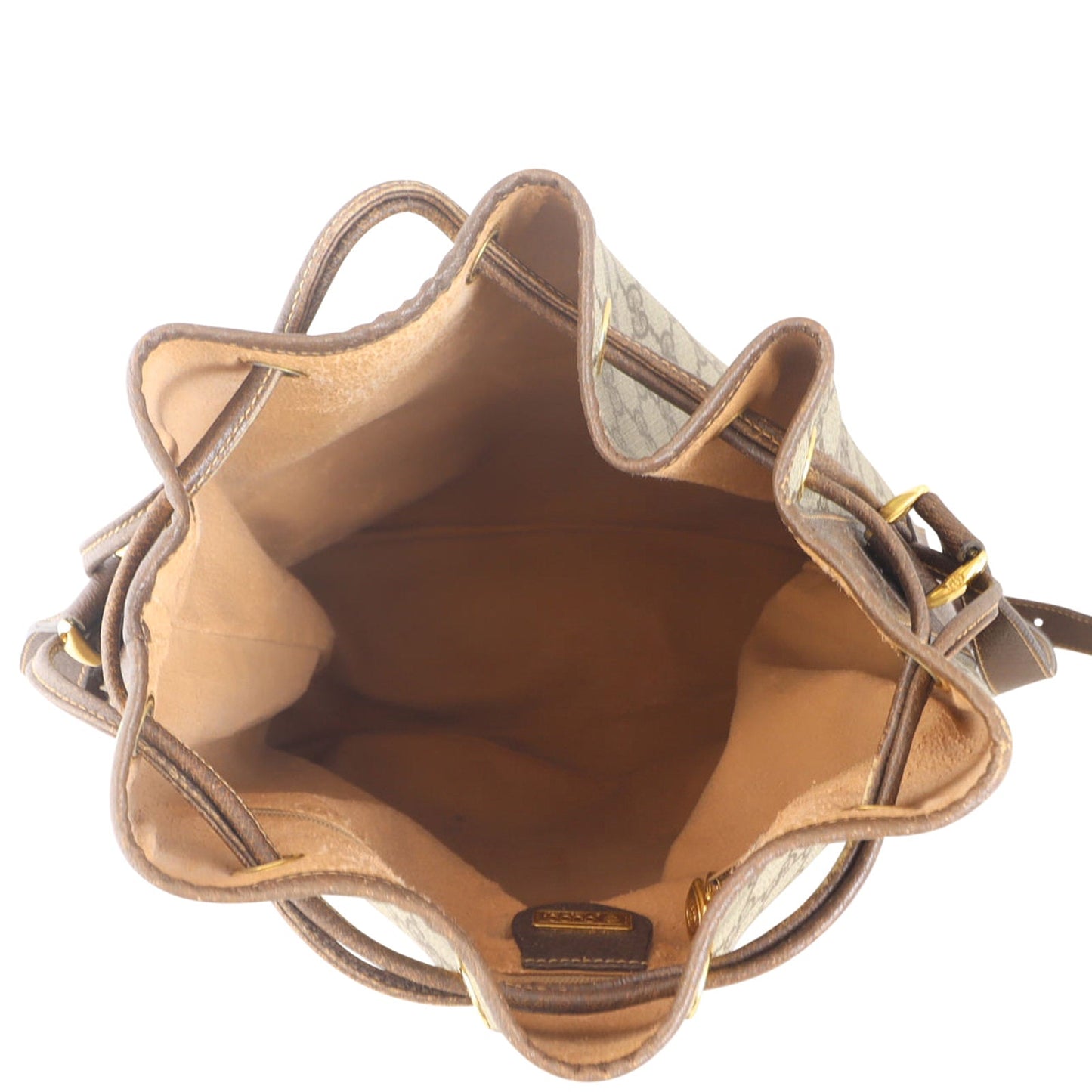 Gucci GG Supreme Drawstring Bucket Bag