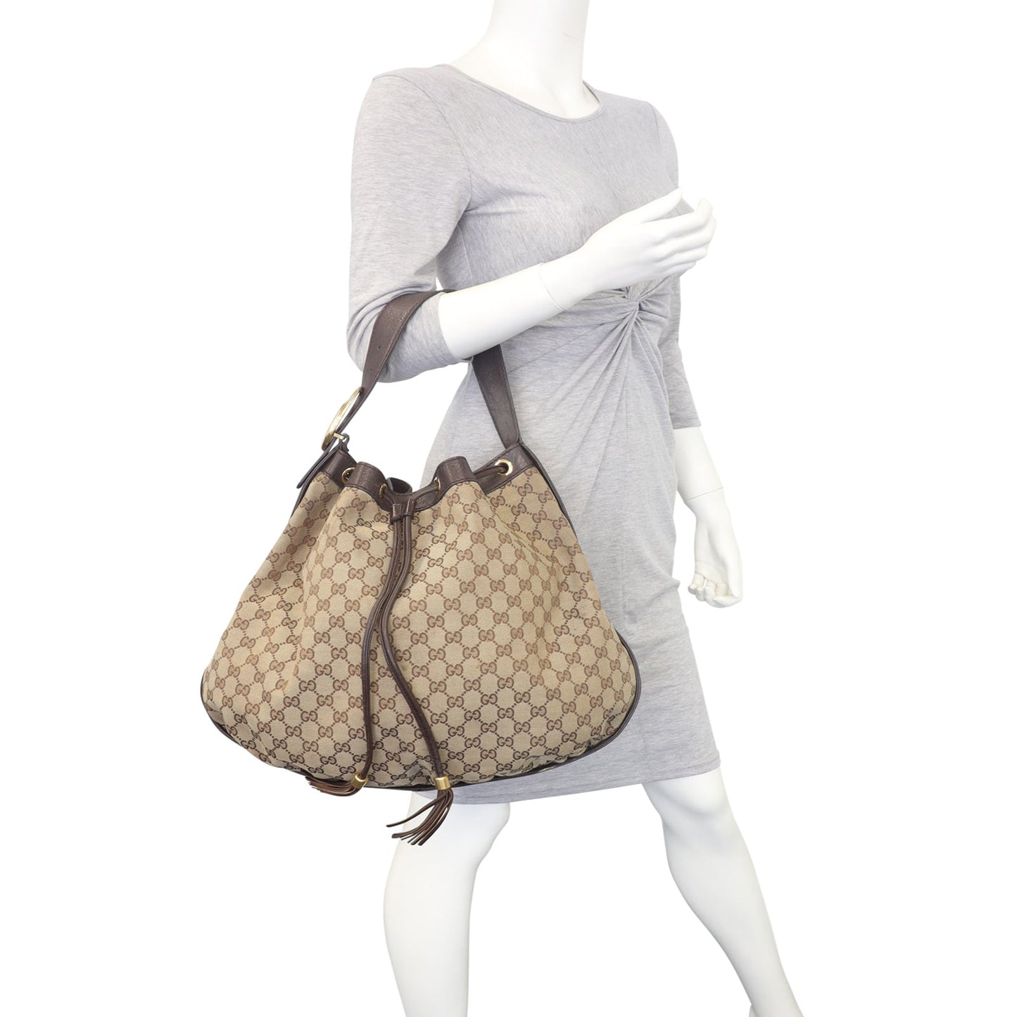 Gucci Hobo GG Canvas Large