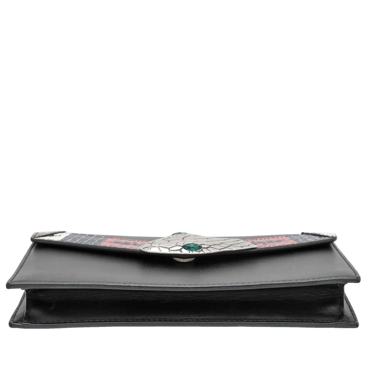 Gucci Black Lilith Snakeskin Chain Bag