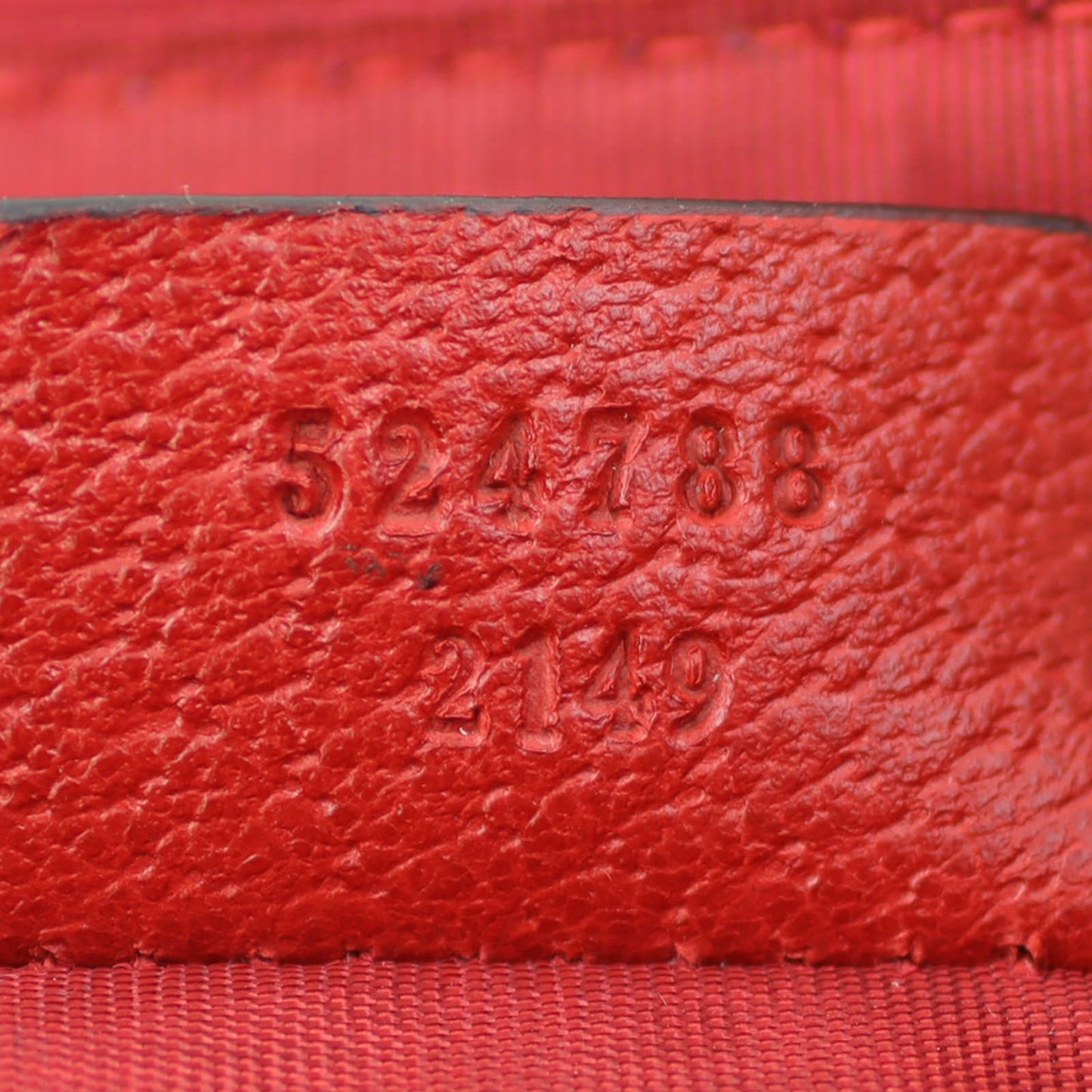 Gucci Linea Merida Striped Canvas Pouch