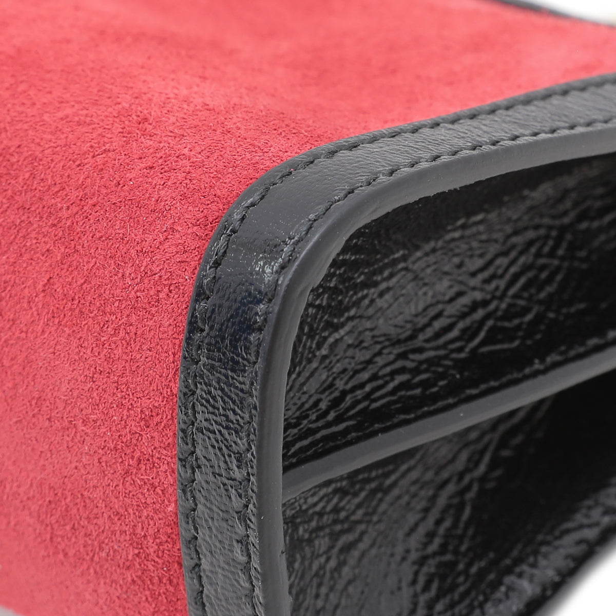 Gucci Bicolor Ophidia GG Suede Small Shoulder Bag