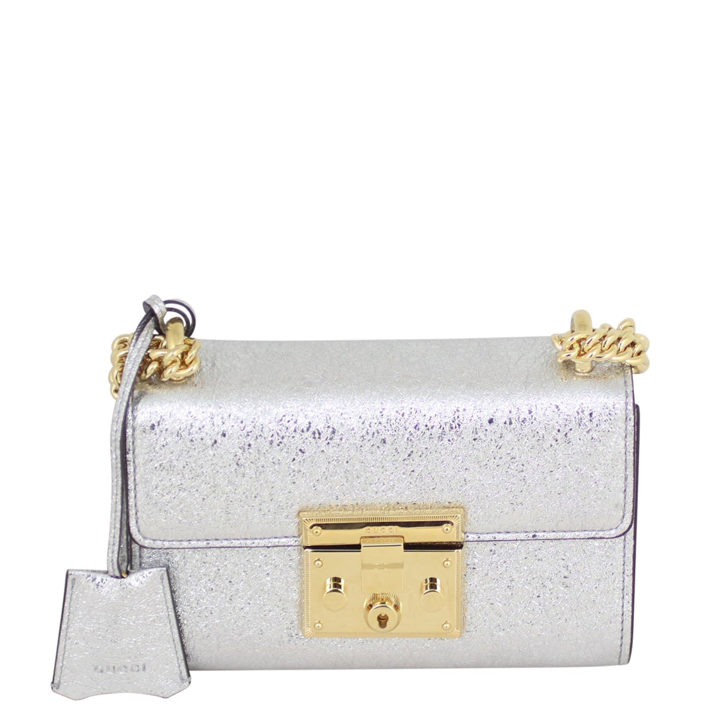 Gucci Padlock Metallic Small Shoulder Bag
