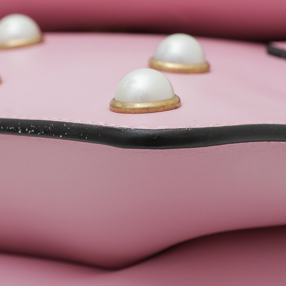Gucci Pink Pearl Studded Queen Margaret Broadway Bag