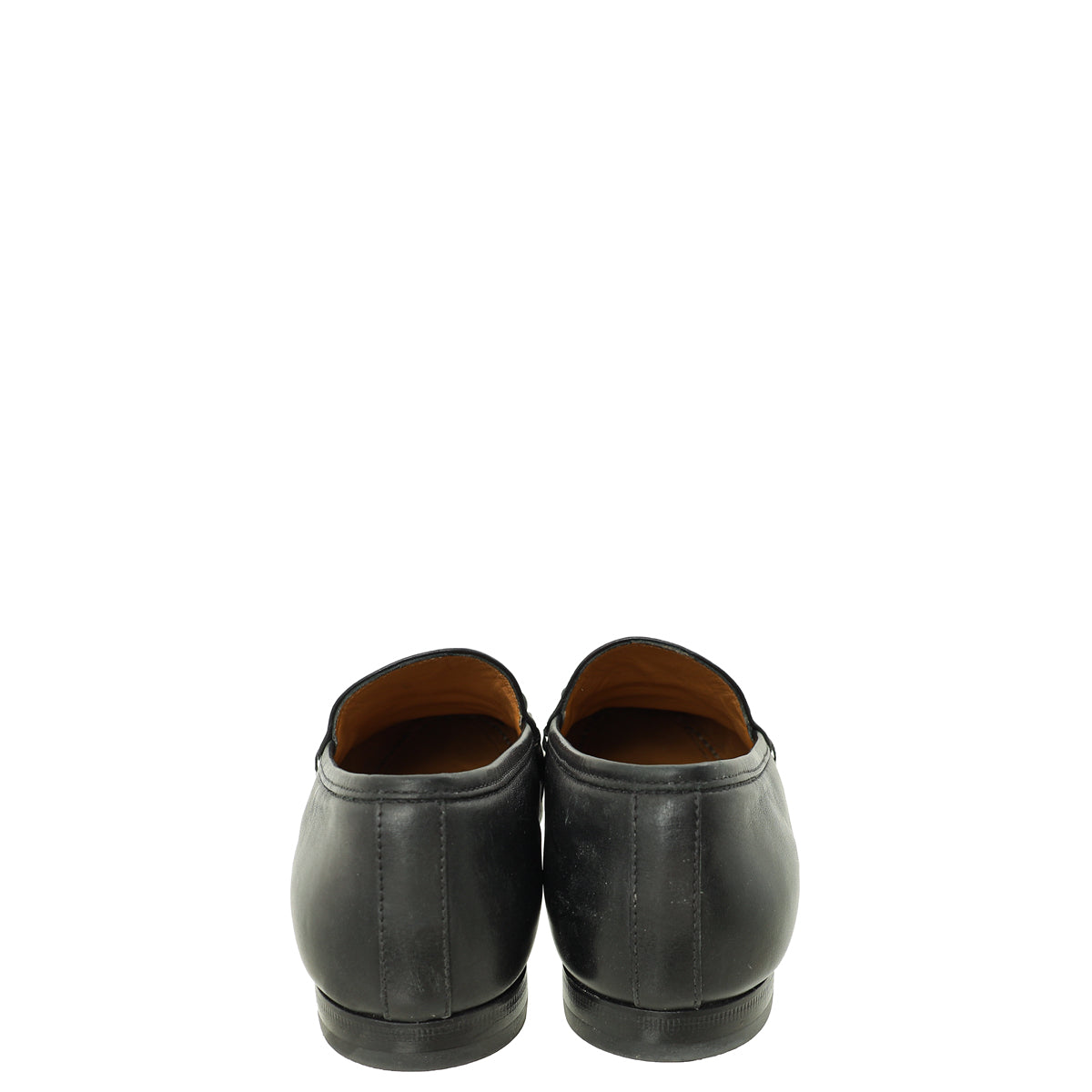 Gucci Black Horsebit Jord n Loafers 38