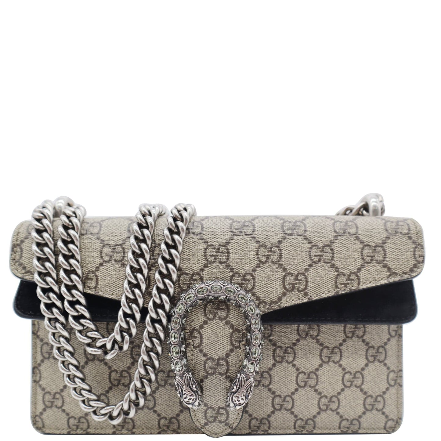 Gucci Dionysus Supreme Shoulder Bag Beige Small