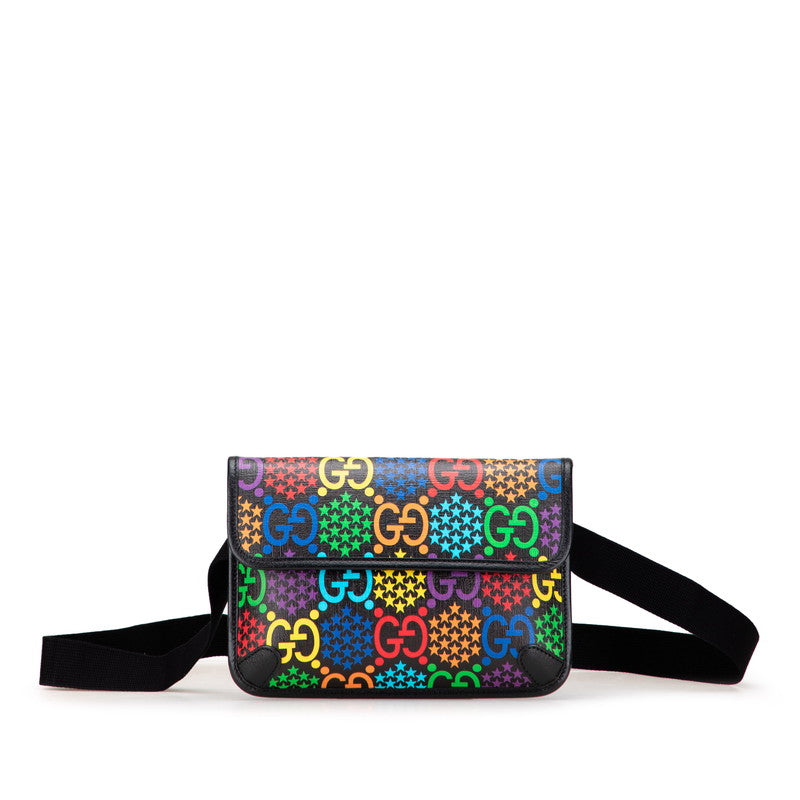 Gucci Psychedelic Pvc Waist Bag Leather Travel Bag