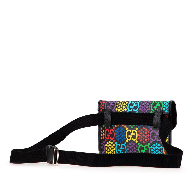 Gucci Psychedelic Pvc Waist Bag Leather Travel Bag